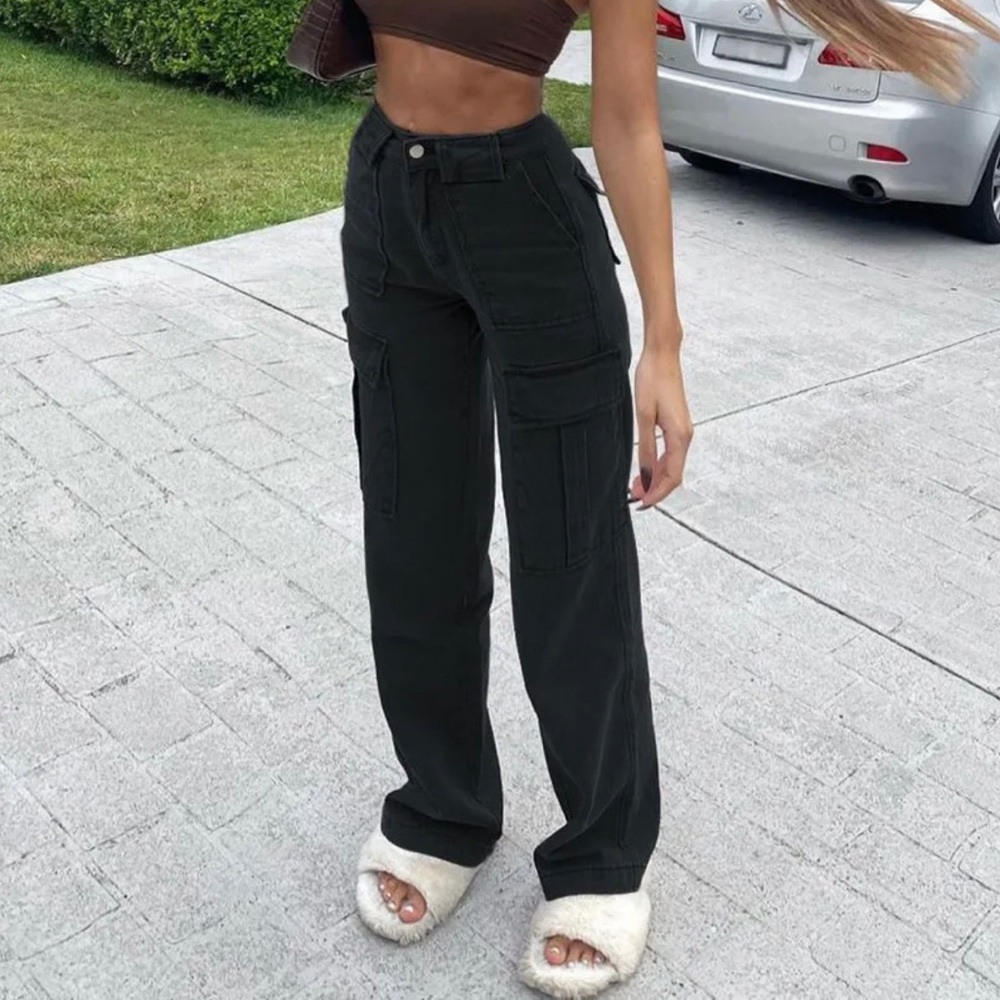 Black Cargo Pants